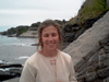 Lori on the Cliff Walk, Newport