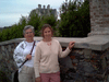 Lori and her mother on the Cliff Walk, Newport